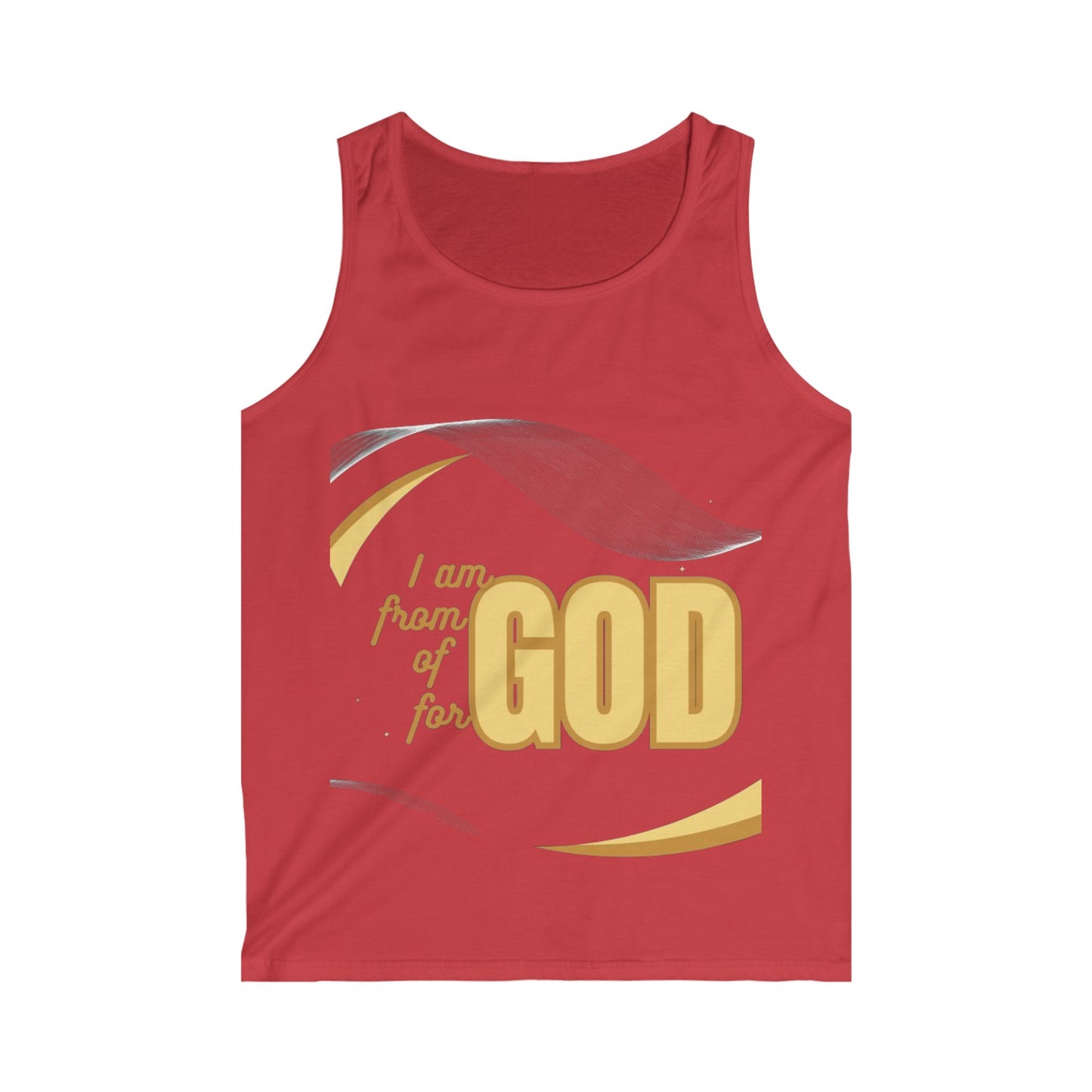 Men's Softstyle Tank Top (From God)