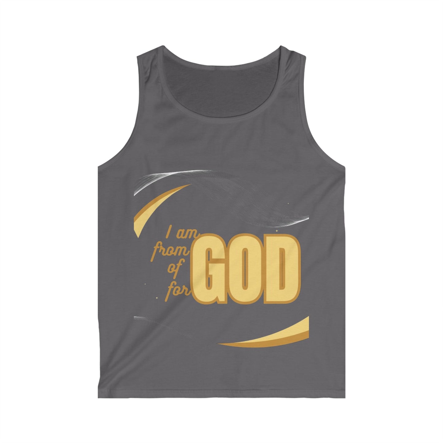 Men's Softstyle Tank Top (From God)