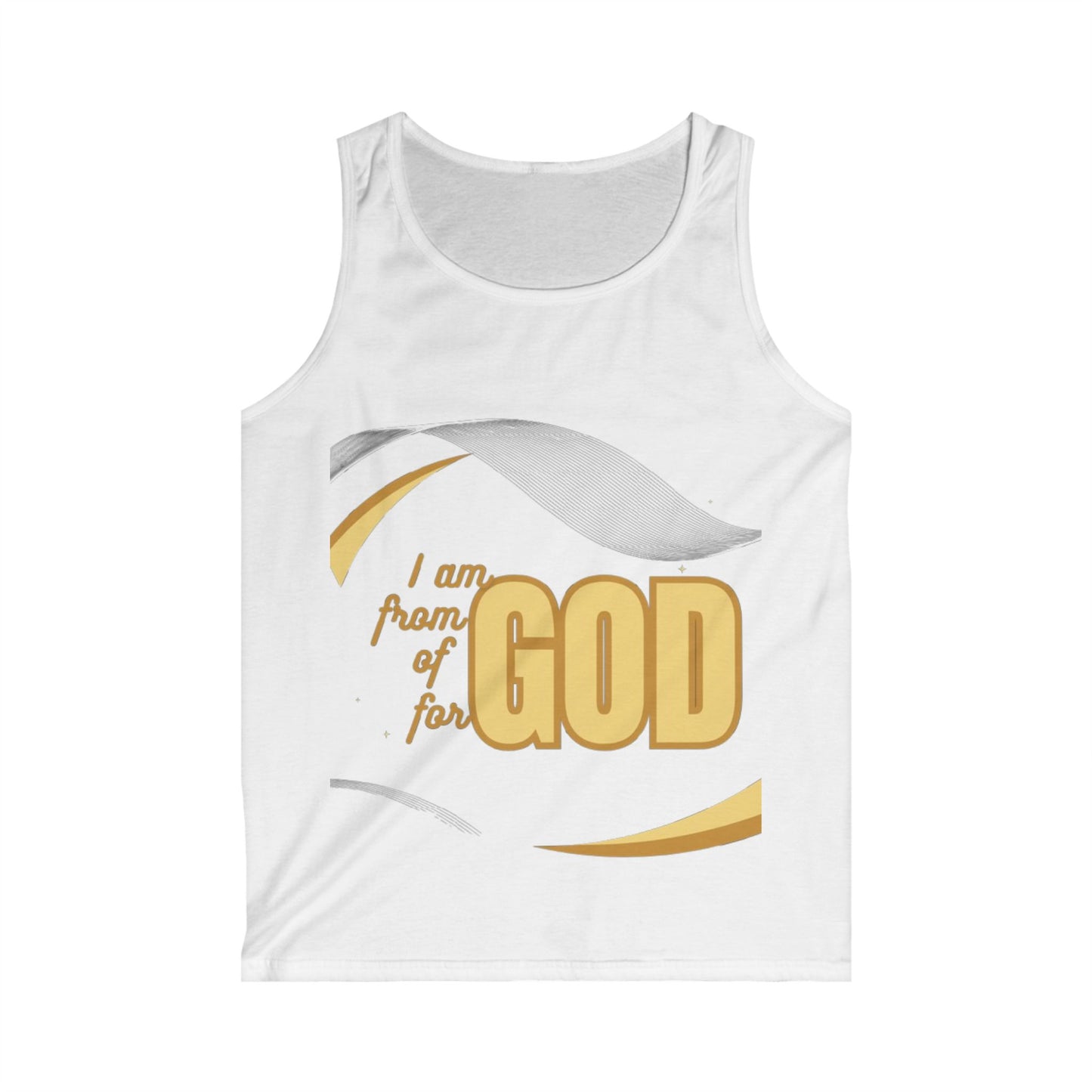 Men's Softstyle Tank Top (From God)