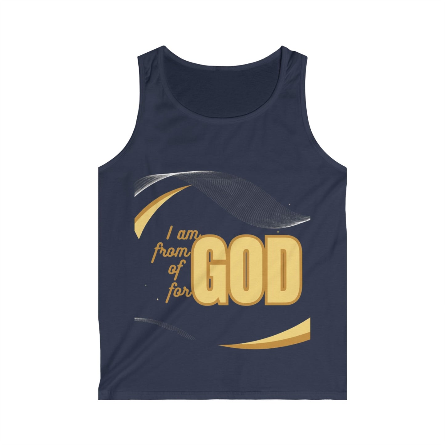 Men's Softstyle Tank Top (From God)