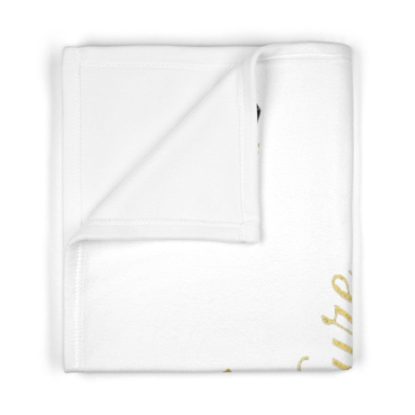 Soft Fleece Baby Blanket - White (Pure)