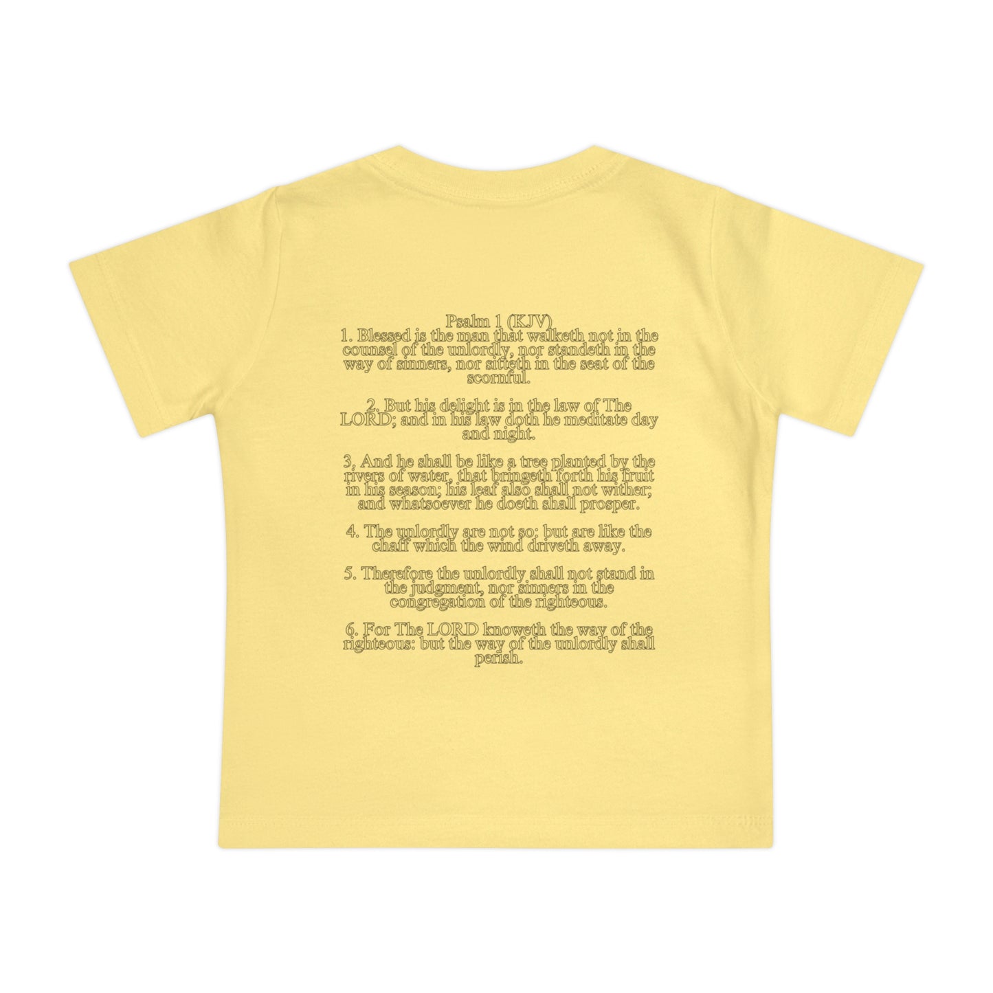 Baby Short Sleeve T-Shirt (Psalm 1)