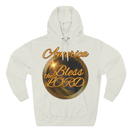 Three-Panel Fleece Hoodie (America-Blessed)