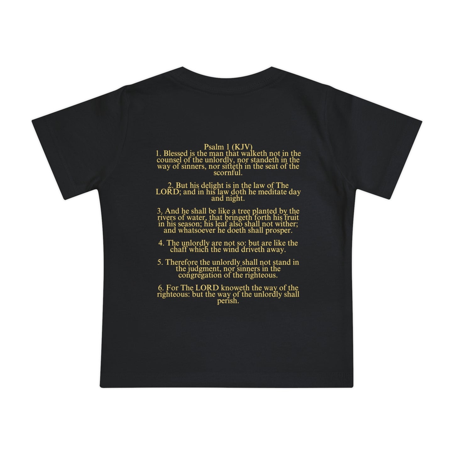 Baby Short Sleeve T-Shirt (Psalm 1)