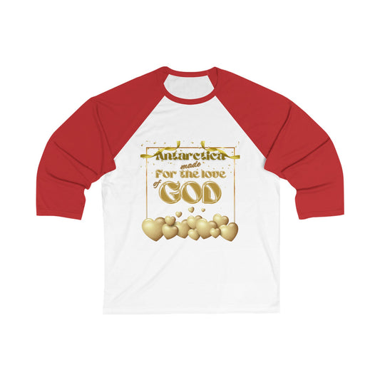 Unisex 3\4 Sleeve Baseball Tee (Antarctica-ForLove)
