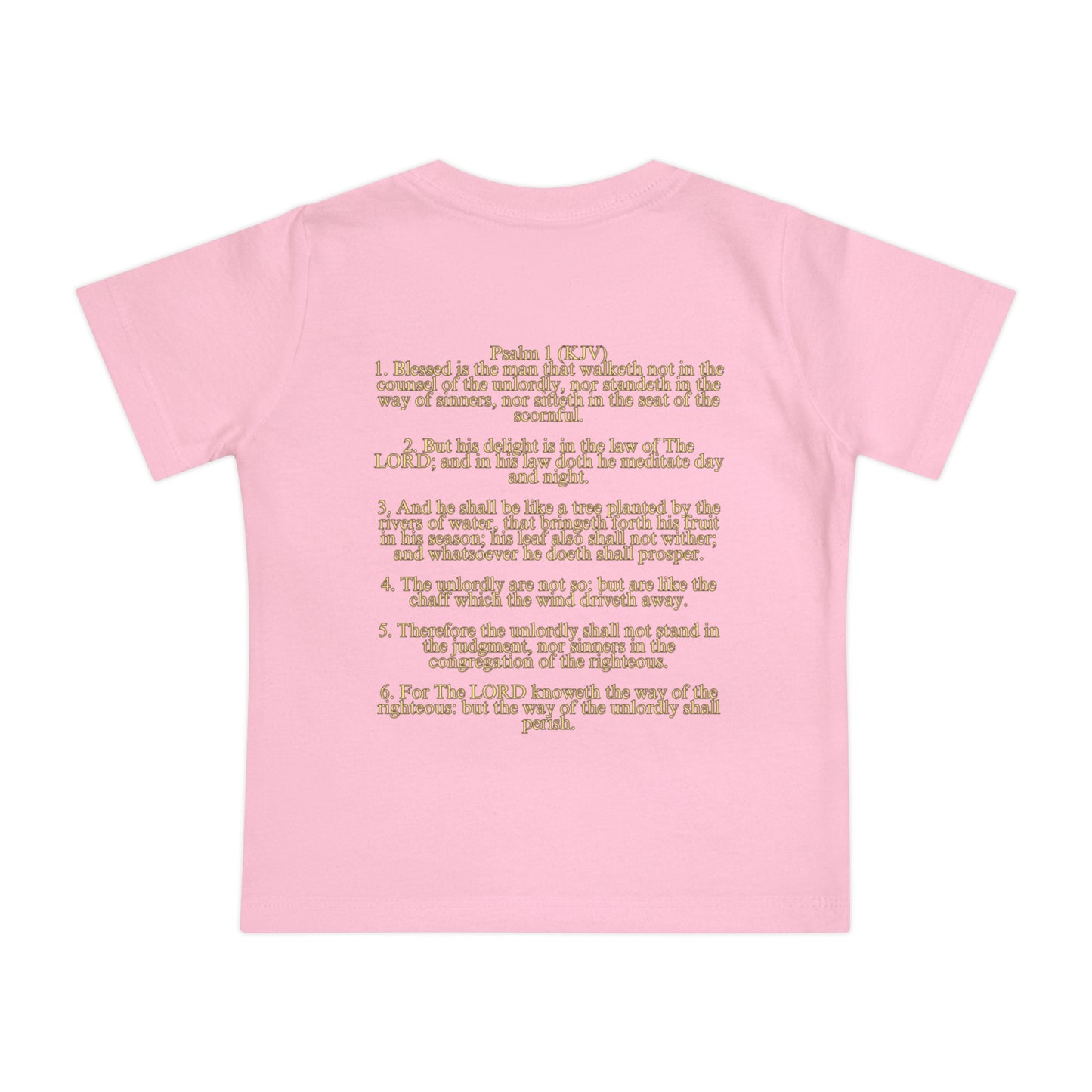 Baby Short Sleeve T-Shirt (Psalm 1)
