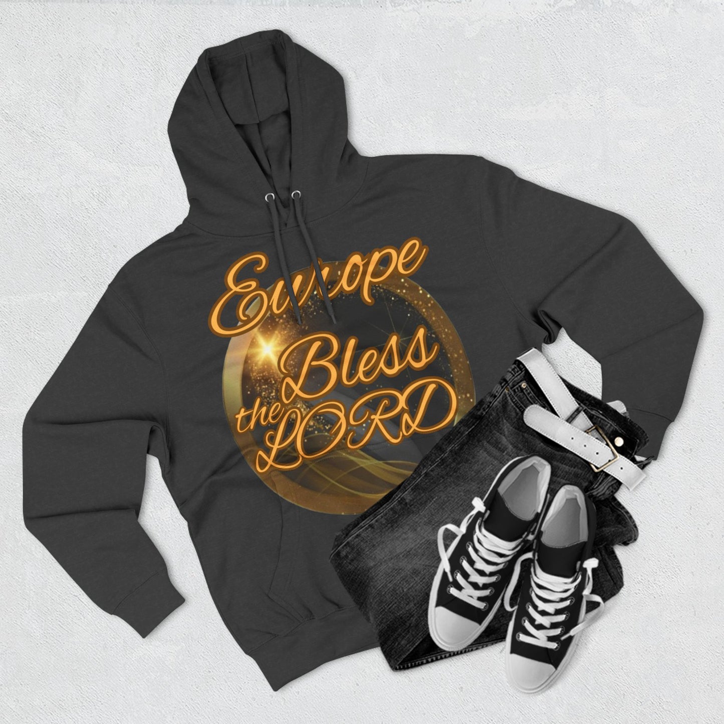 Three-Panel Fleece Hoodie (Europe-Blessed)