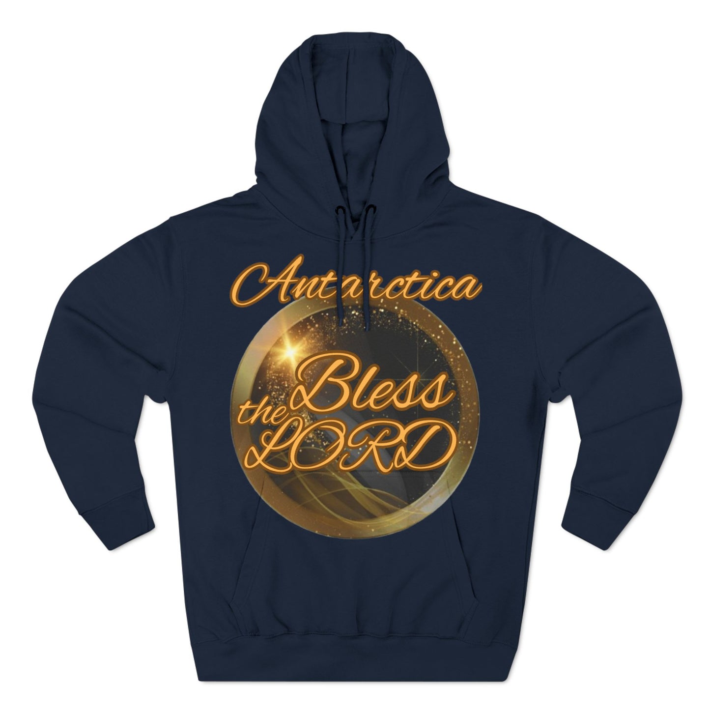 Three-Panel Fleece Hoodie (Antarctica-Blessed)