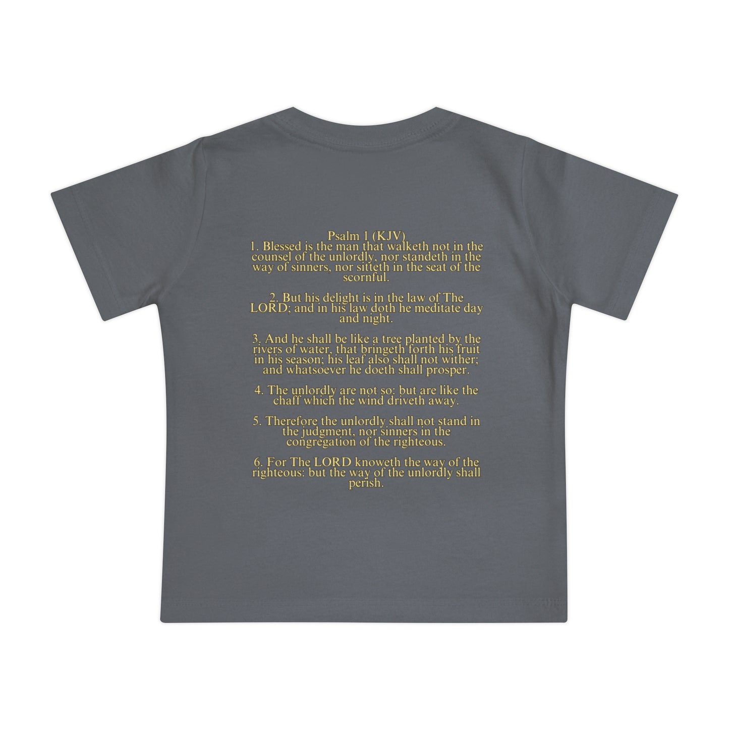 Baby Short Sleeve T-Shirt (Psalm 1)