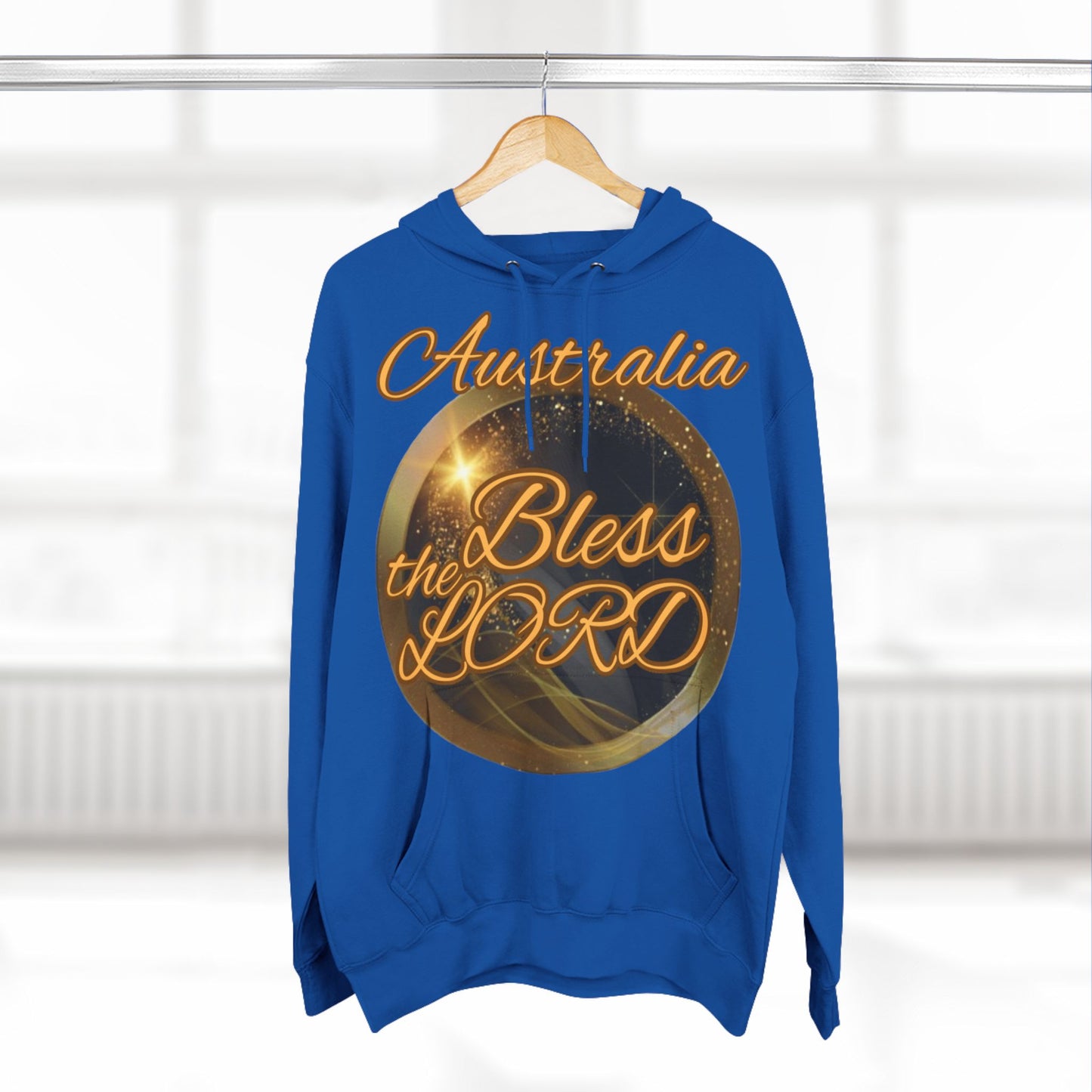 Three-Panel Fleece Hoodie (Australia-Blessed)