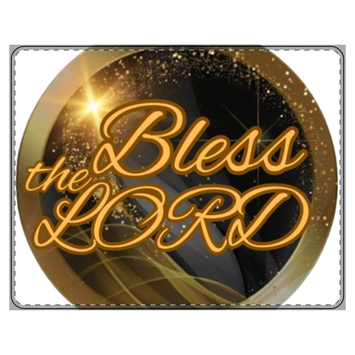 PU Leather Mouse Mat - Blessed