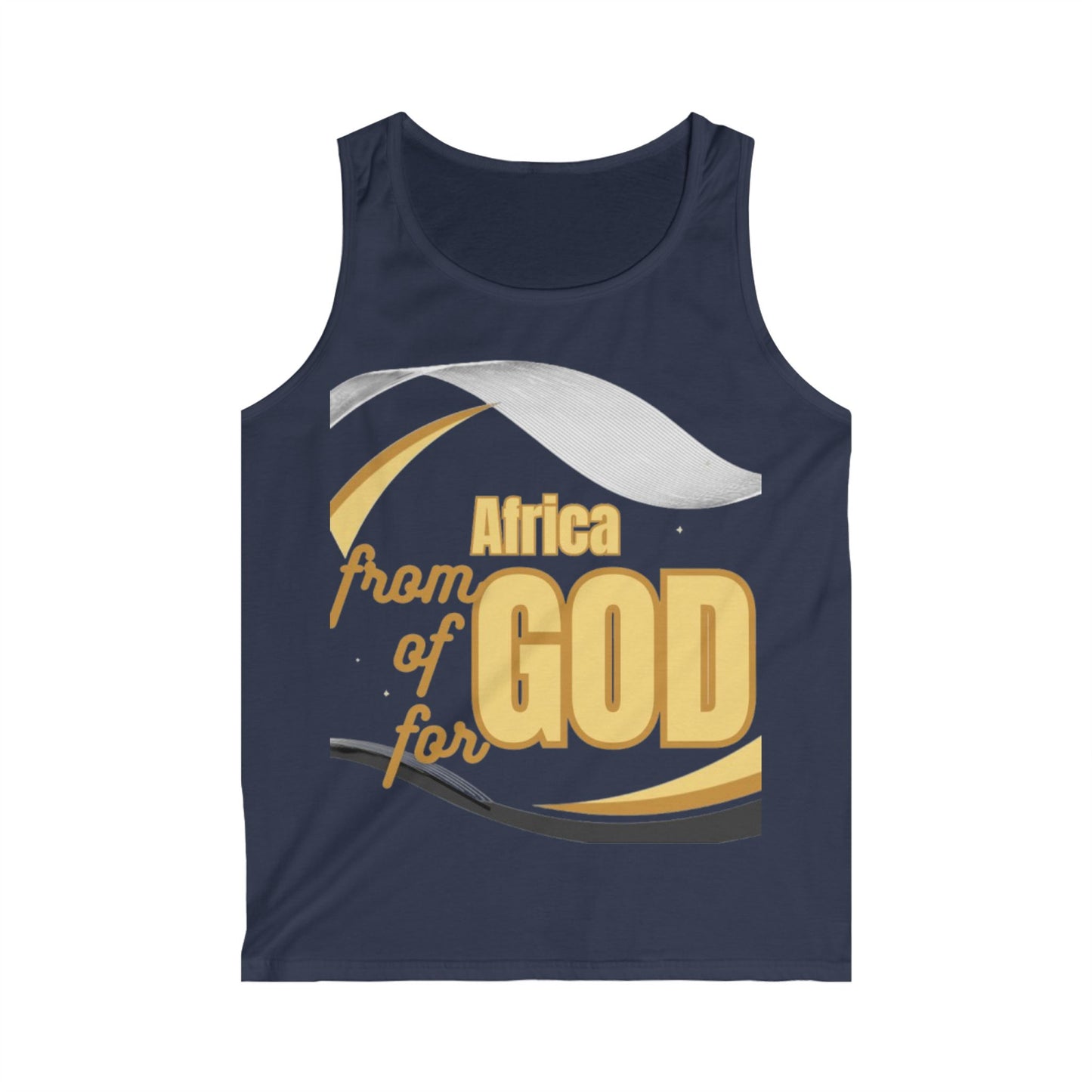 Men's Softstyle Tank Top (Africa-ForGod)