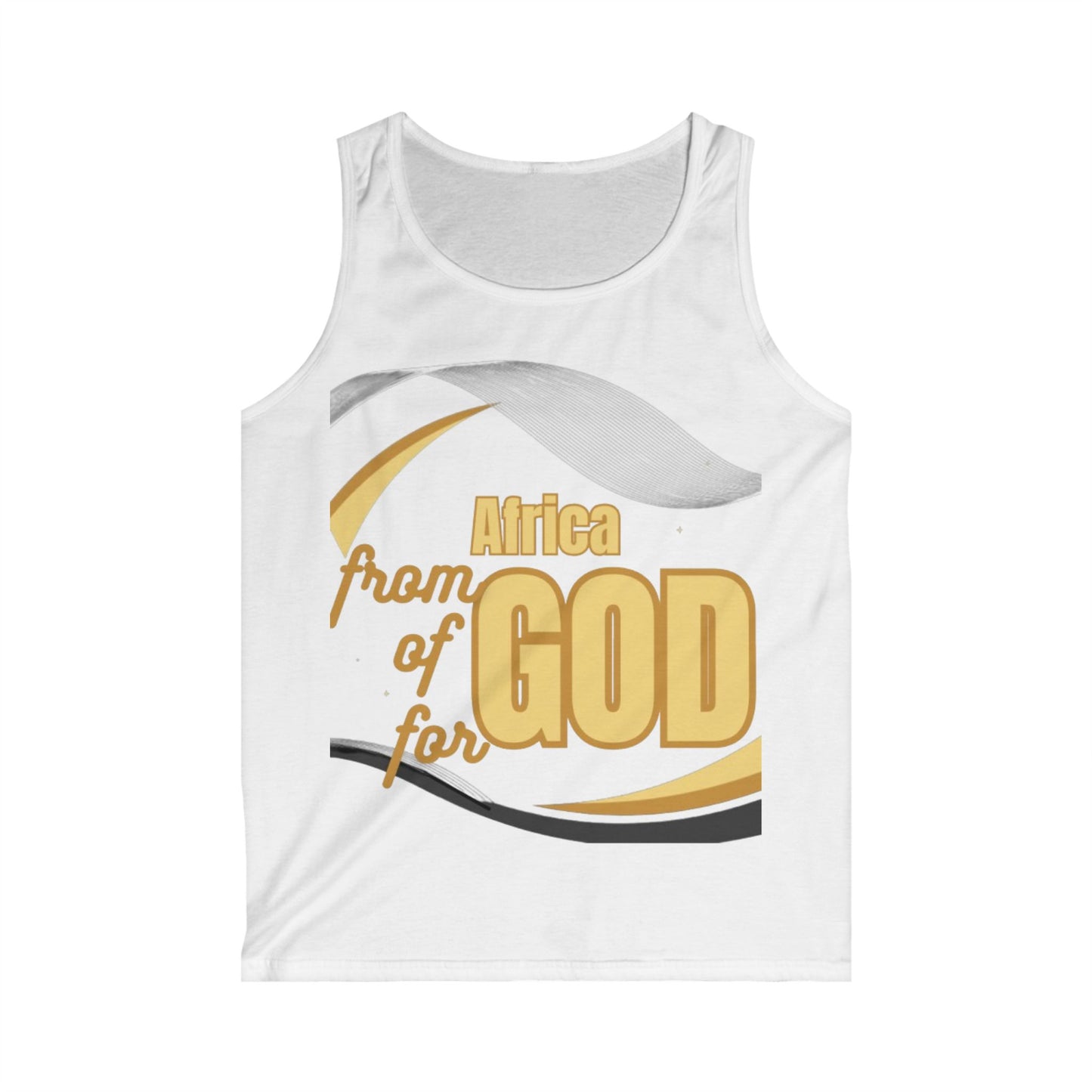 Men's Softstyle Tank Top (Africa-ForGod)