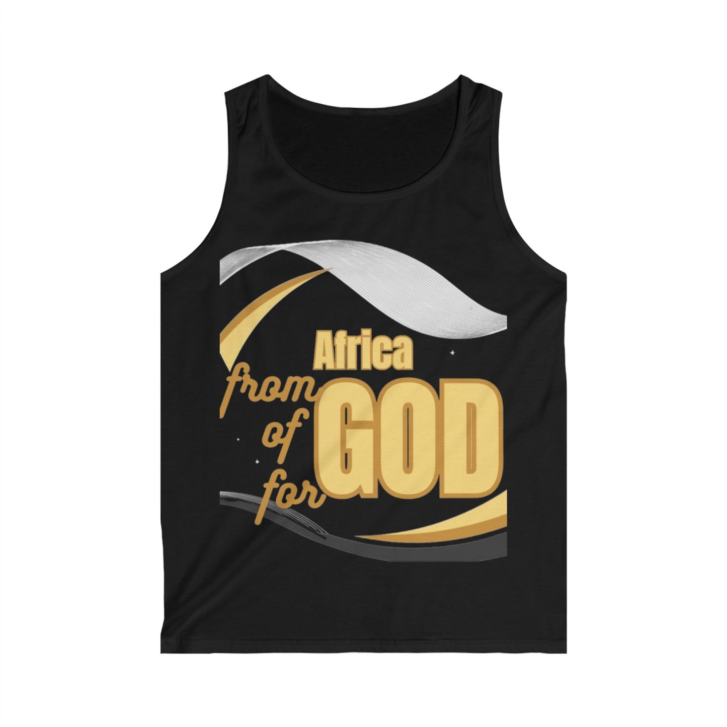 Men's Softstyle Tank Top (Africa-ForGod)