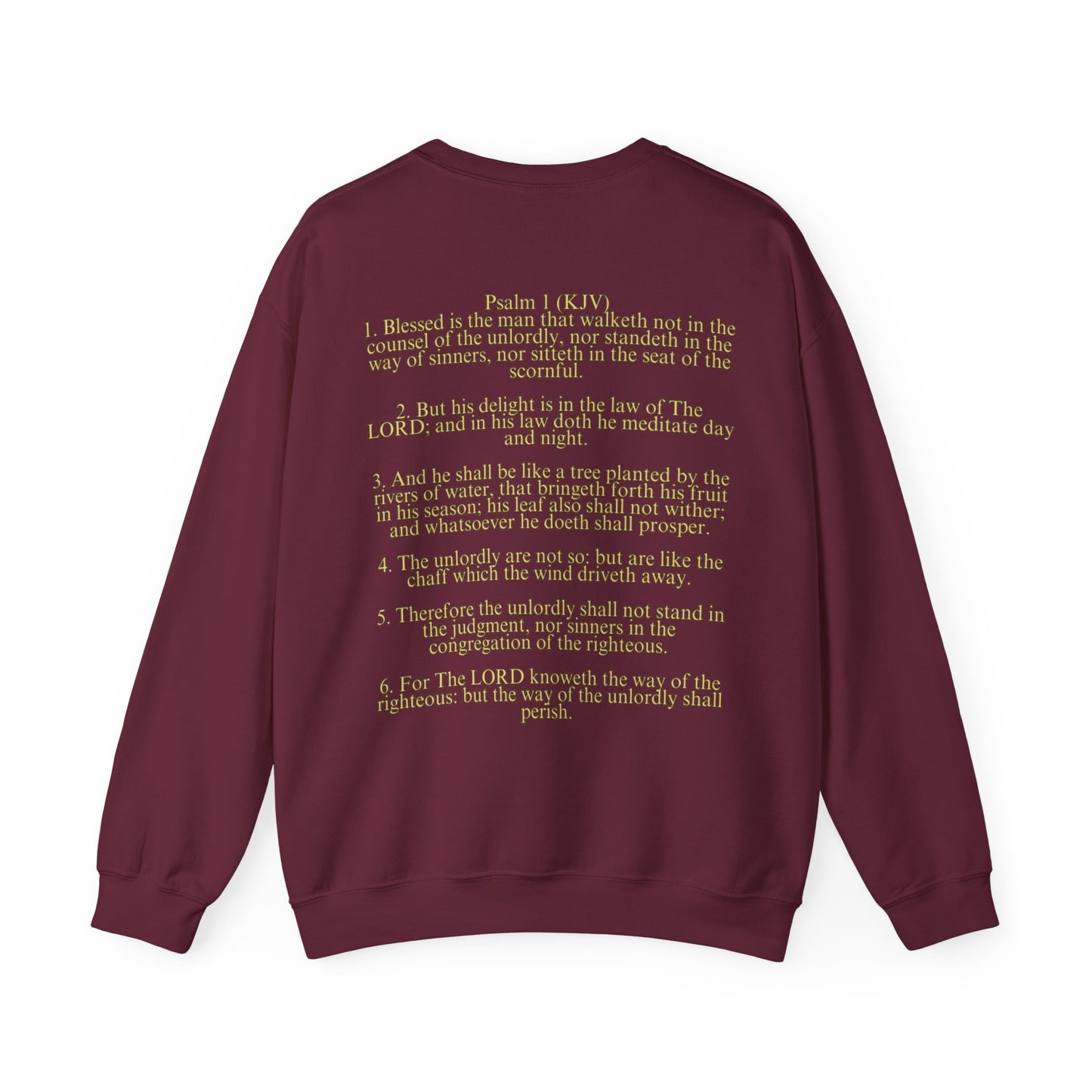 Unisex Heavy Blend™ Crewneck Sweatshirt (Psalm 1)