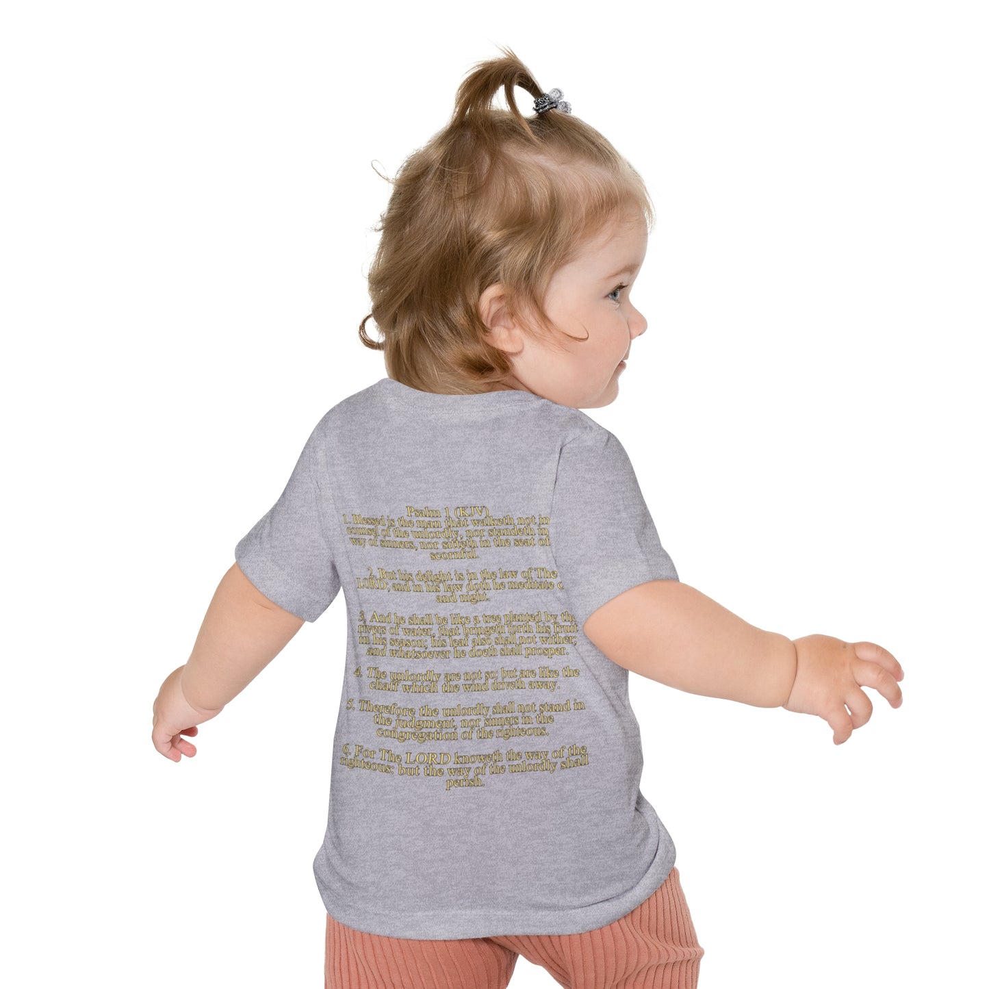 Baby Short Sleeve T-Shirt (Psalm 1)