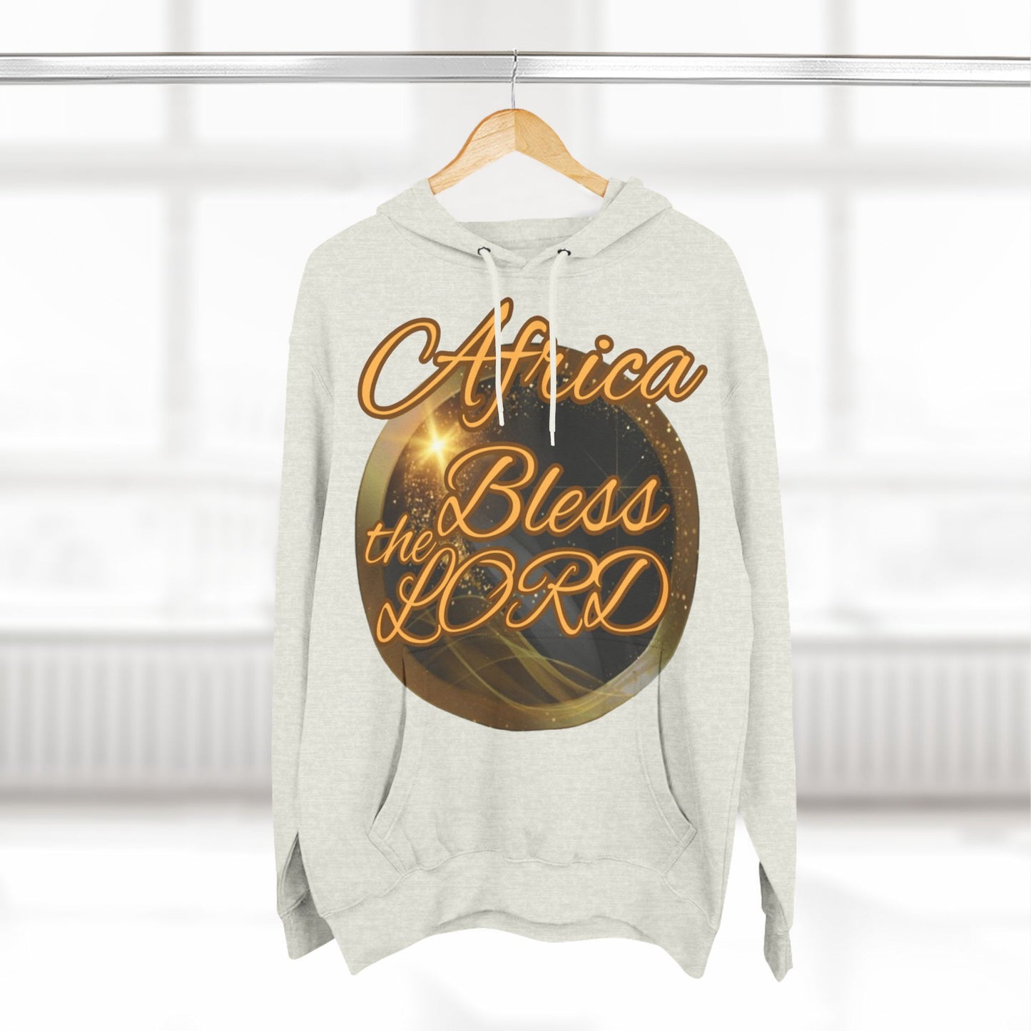 Three-Panel Fleece Hoodie (Africa-Blessed)