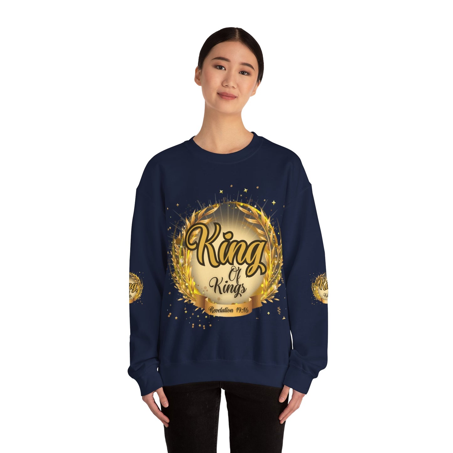 Unisex Heavy Blend™ Crewneck Sweatshirt (King Of Kings)