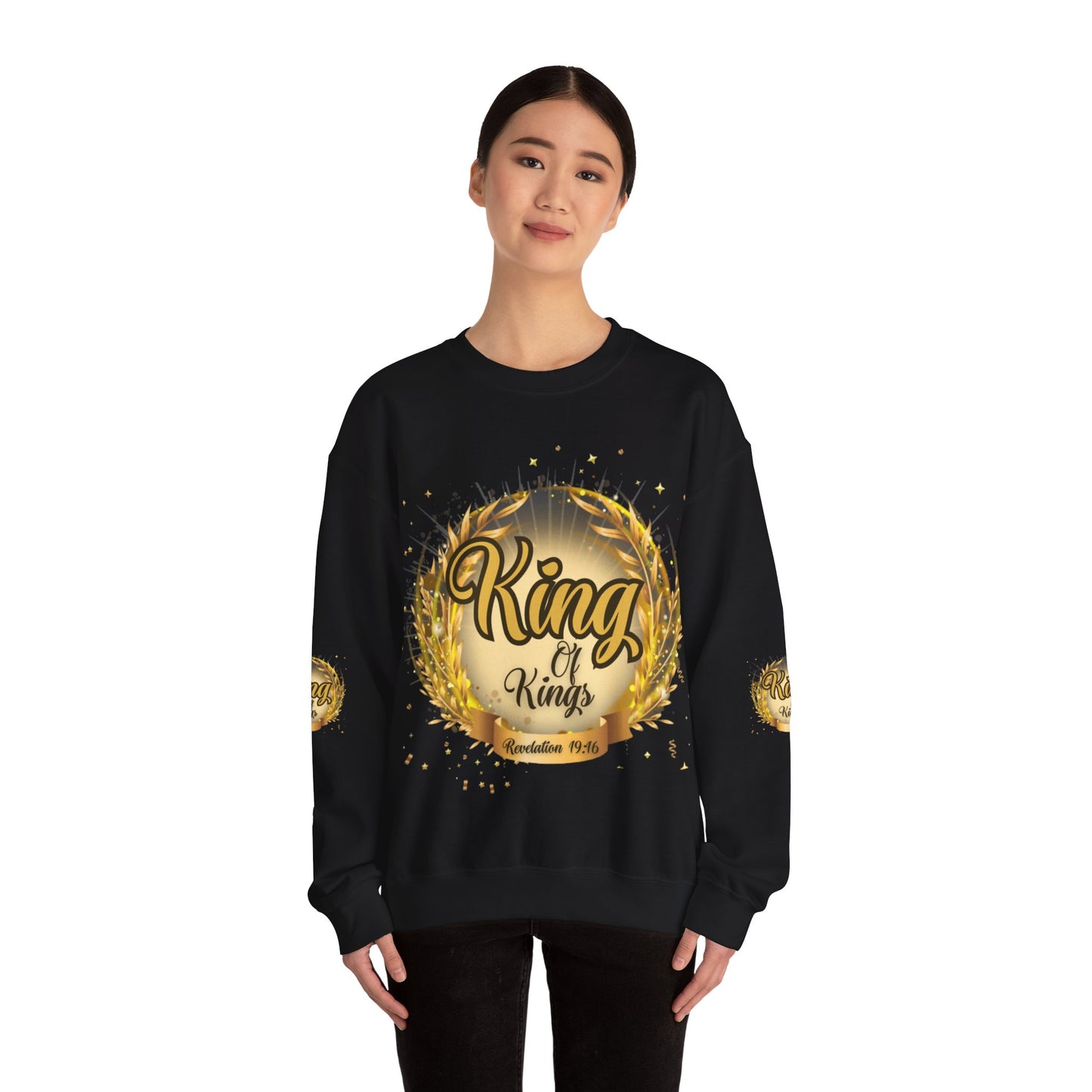 Unisex Heavy Blend™ Crewneck Sweatshirt (King Of Kings)