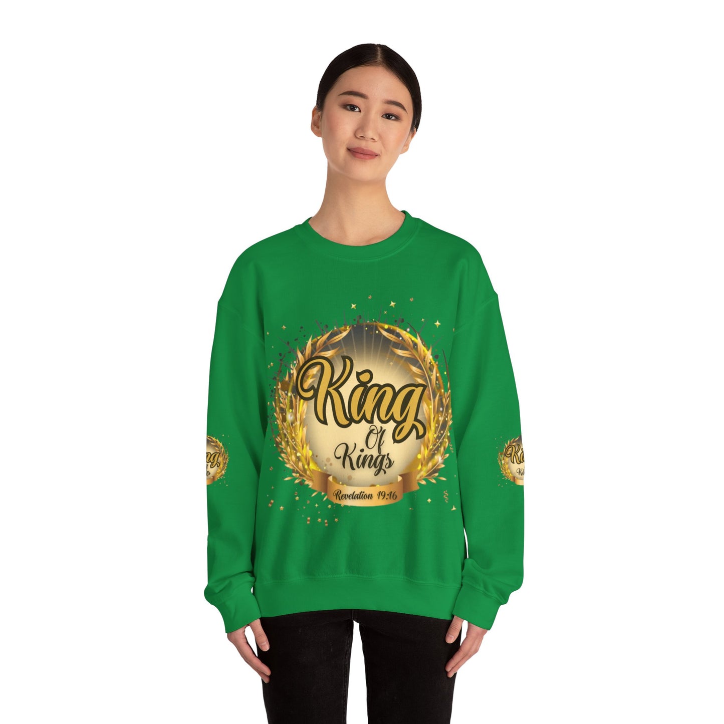 Unisex Heavy Blend™ Crewneck Sweatshirt (King Of Kings)