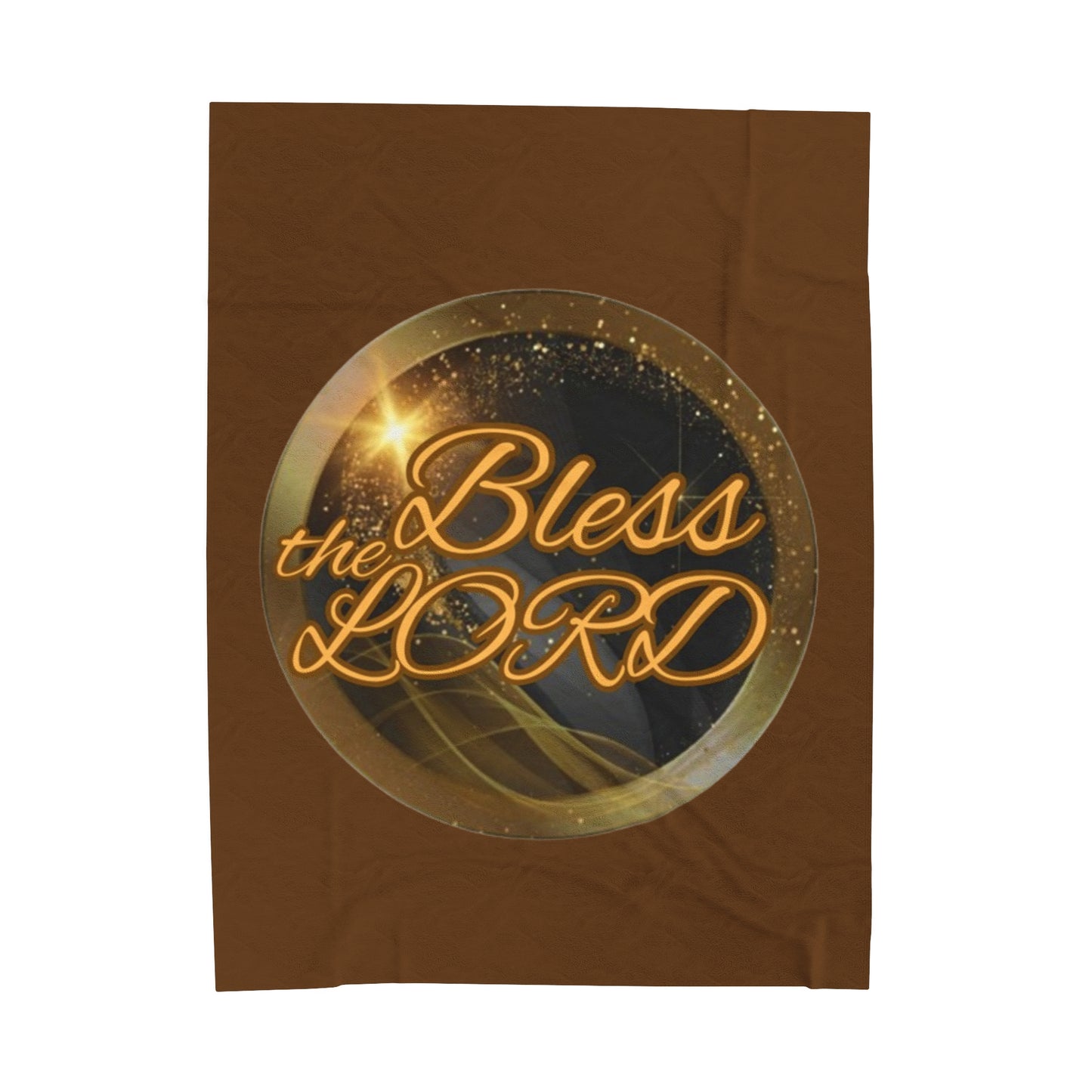 Velveteen Plush Blanket - Blessed