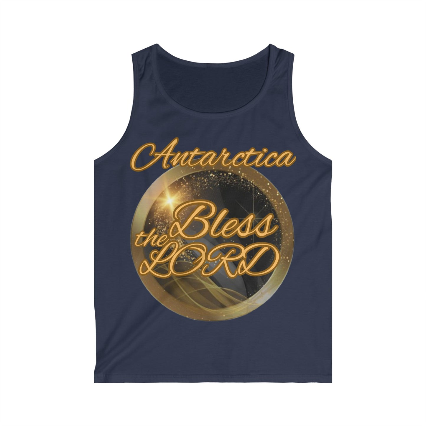 Men's Softstyle Tank Top (Antarctica-Blessed)