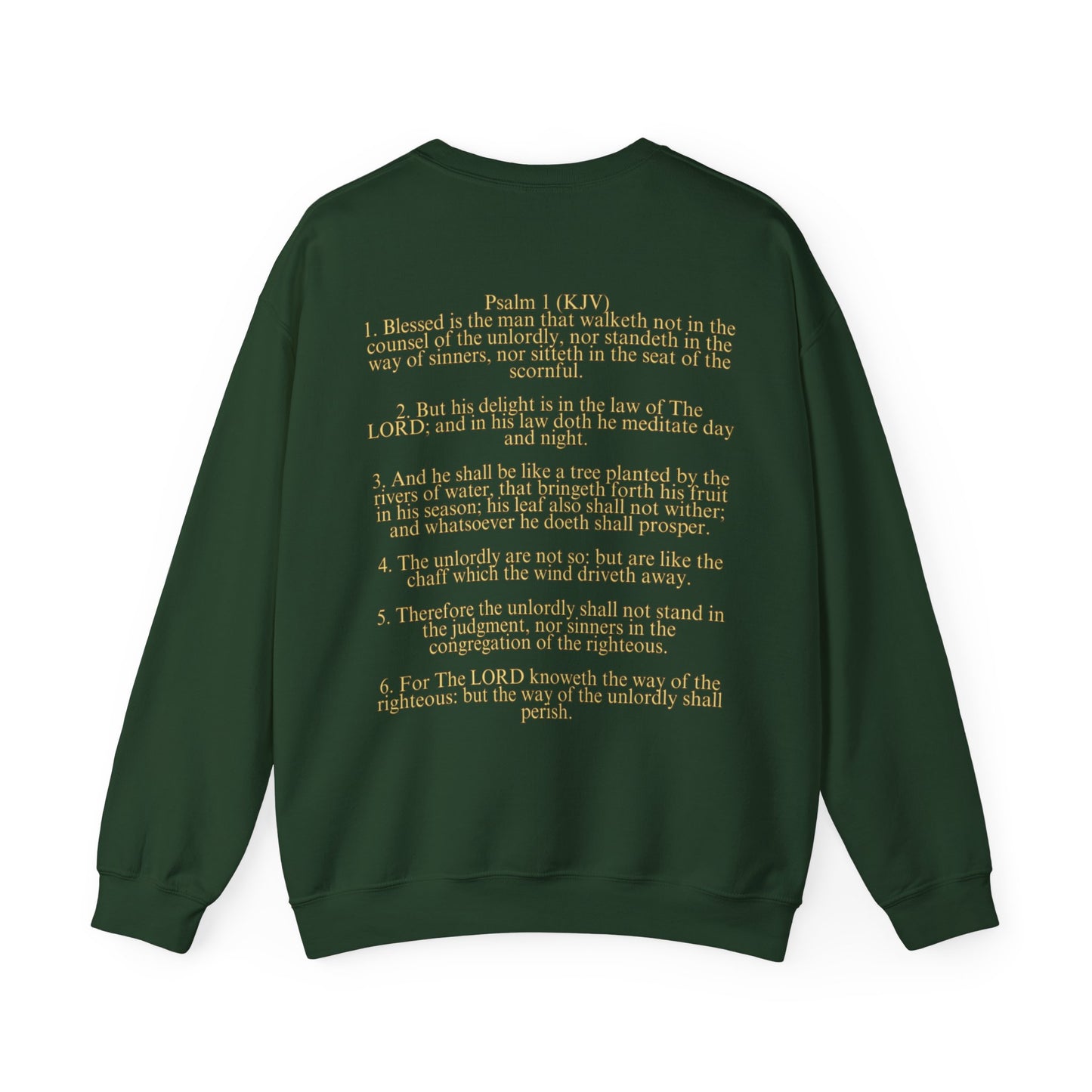 Unisex Heavy Blend™ Crewneck Sweatshirt (Psalm 1)