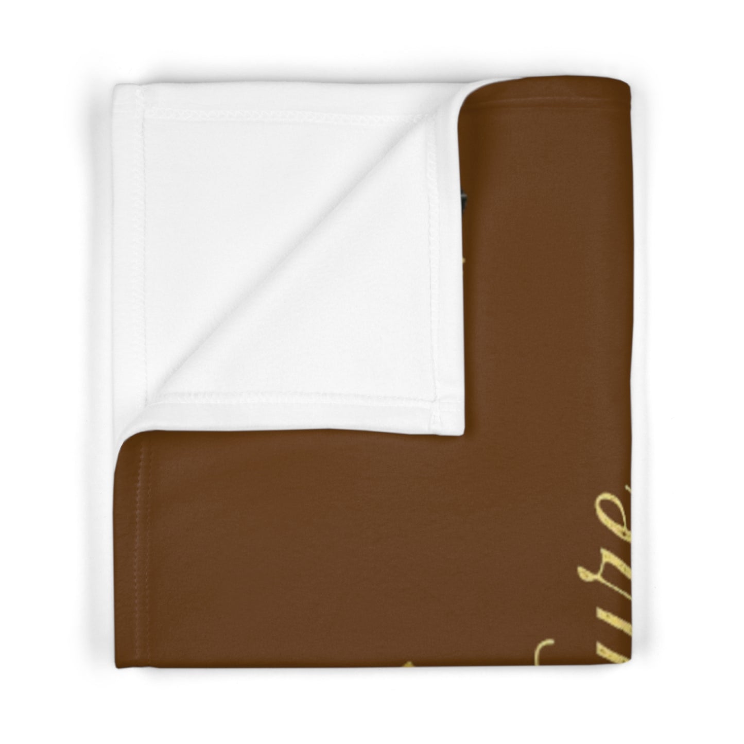 Soft Fleece Baby Blanket - Brown (Pure)