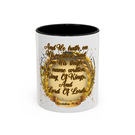 Accent Coffee Mug (11oz) (King Of Kings)