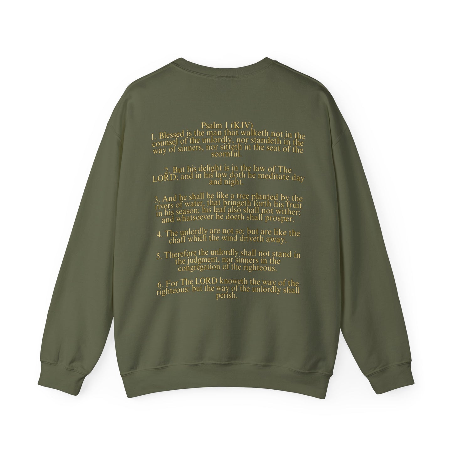 Unisex Heavy Blend™ Crewneck Sweatshirt (Psalm 1)