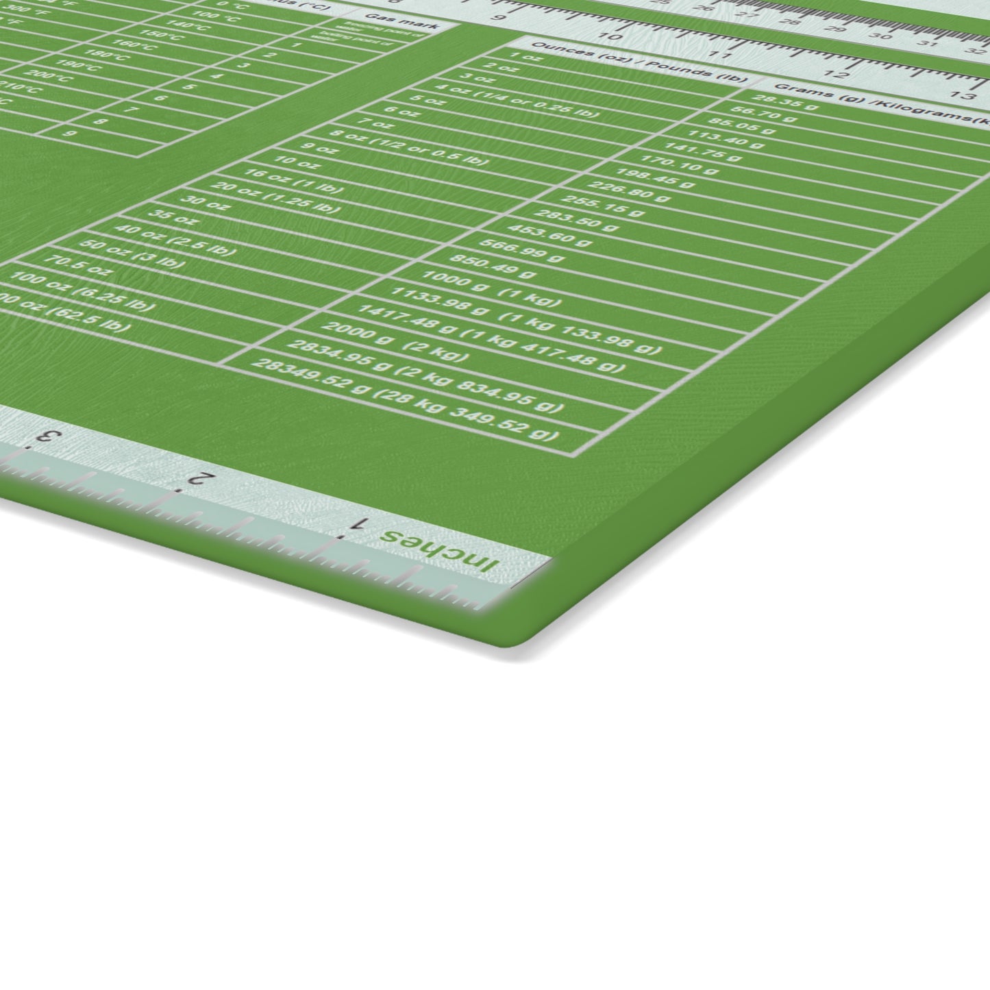 Glass Cutting Board - Green