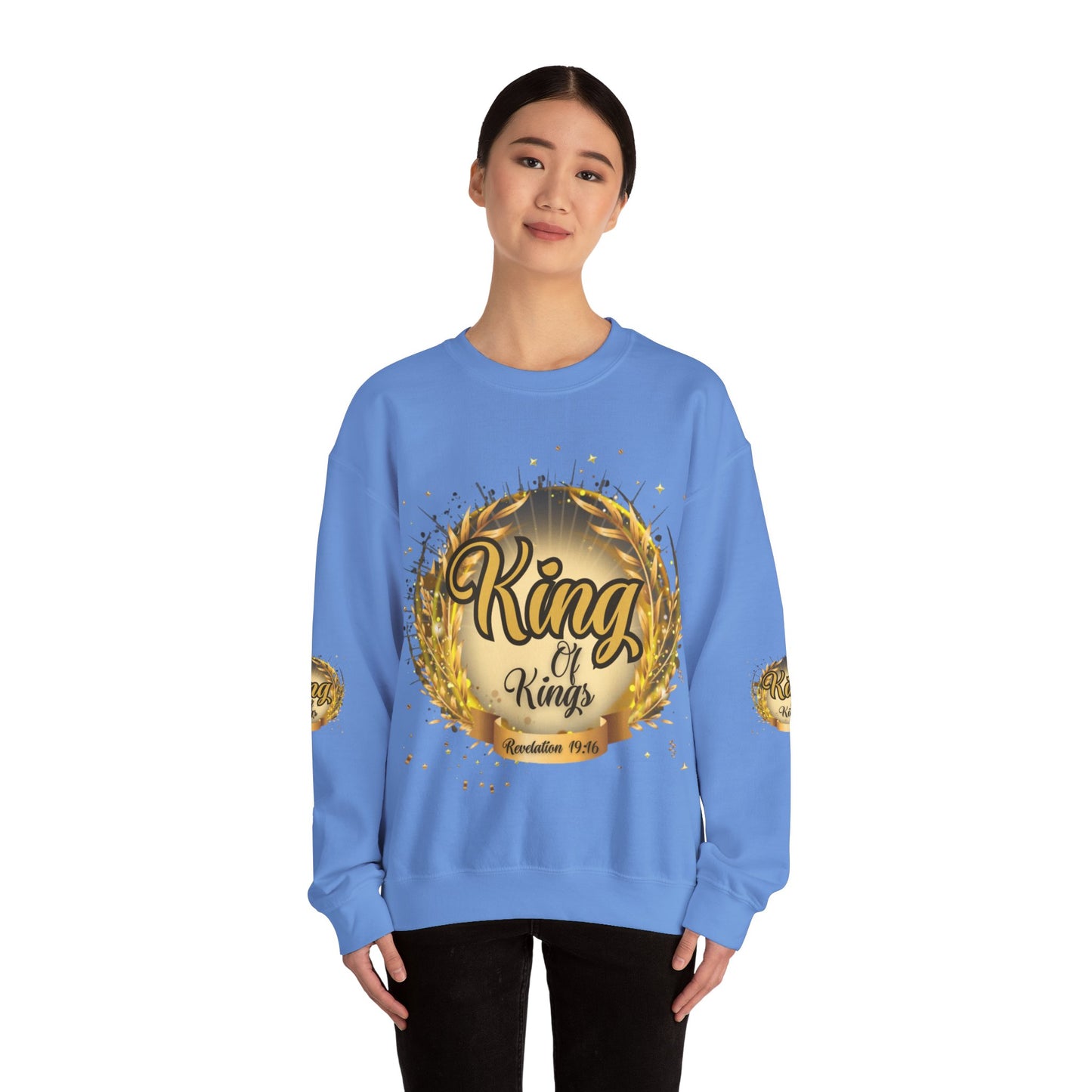 Unisex Heavy Blend™ Crewneck Sweatshirt (King Of Kings)