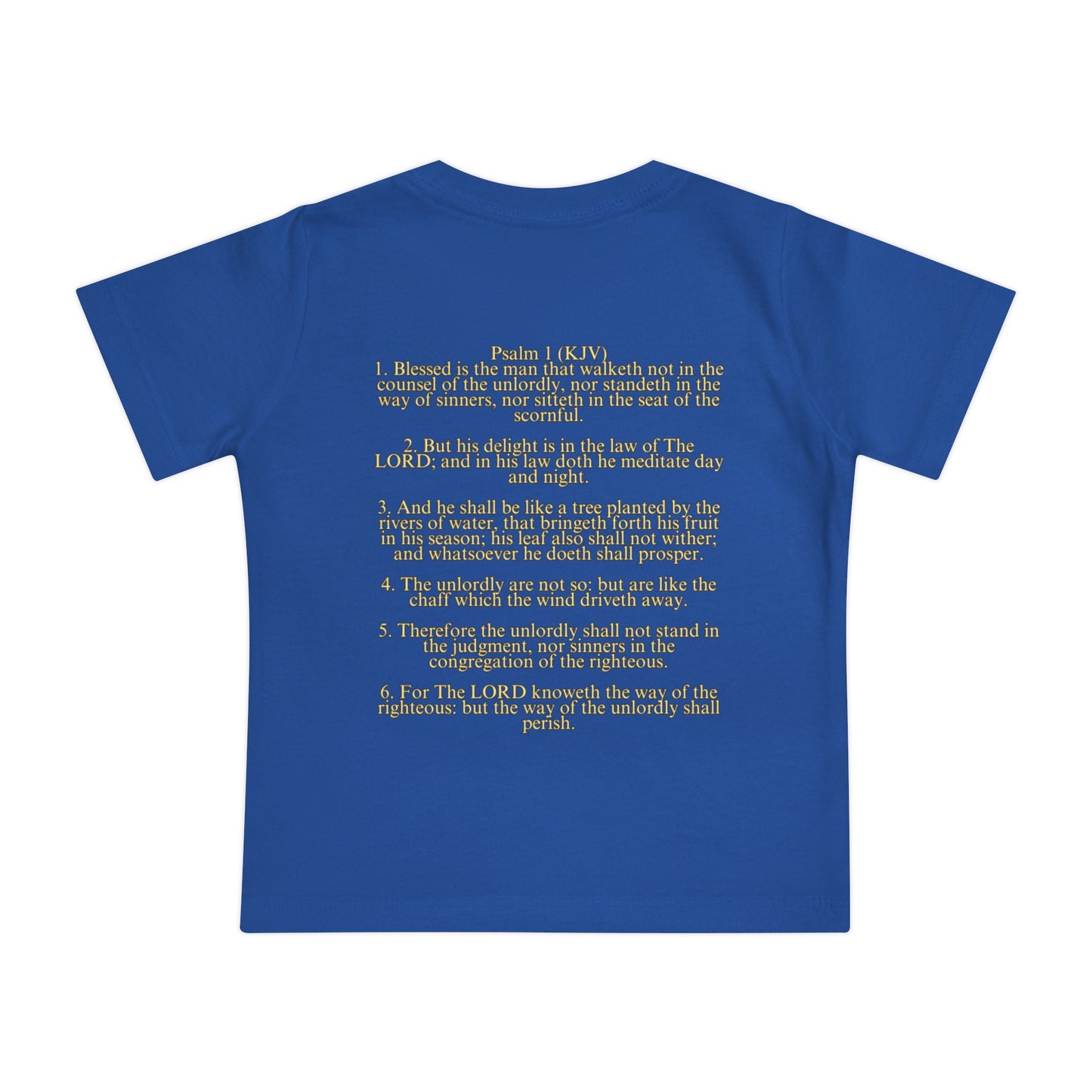 Baby Short Sleeve T-Shirt (Psalm 1)