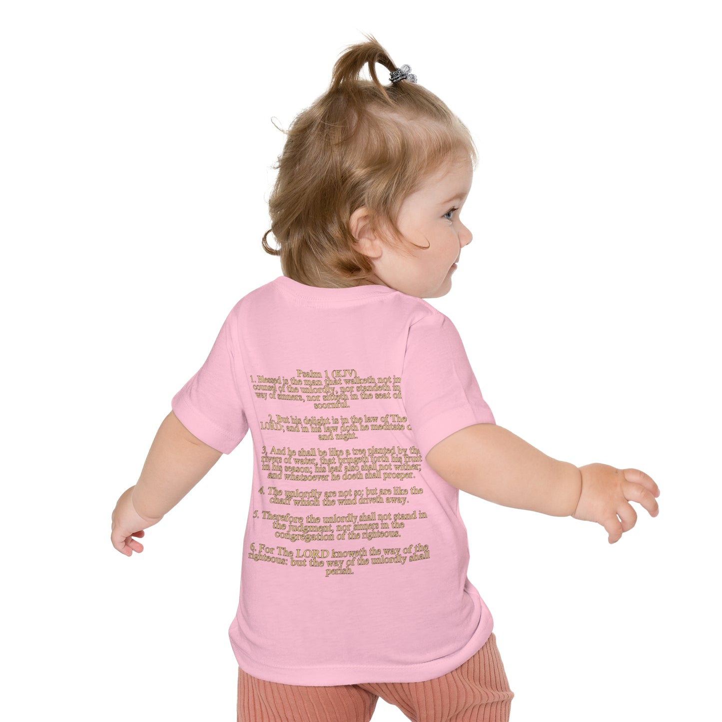 Baby Short Sleeve T-Shirt (Psalm 1)