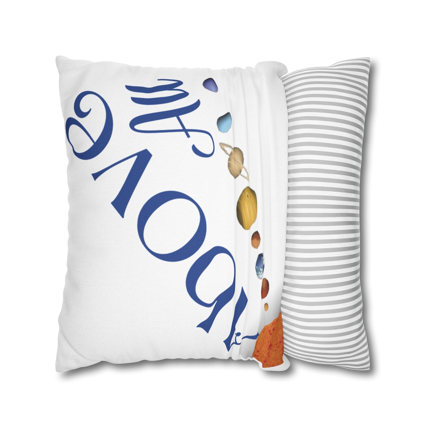 Spun Polyester Square Pillowcase - (Above all)