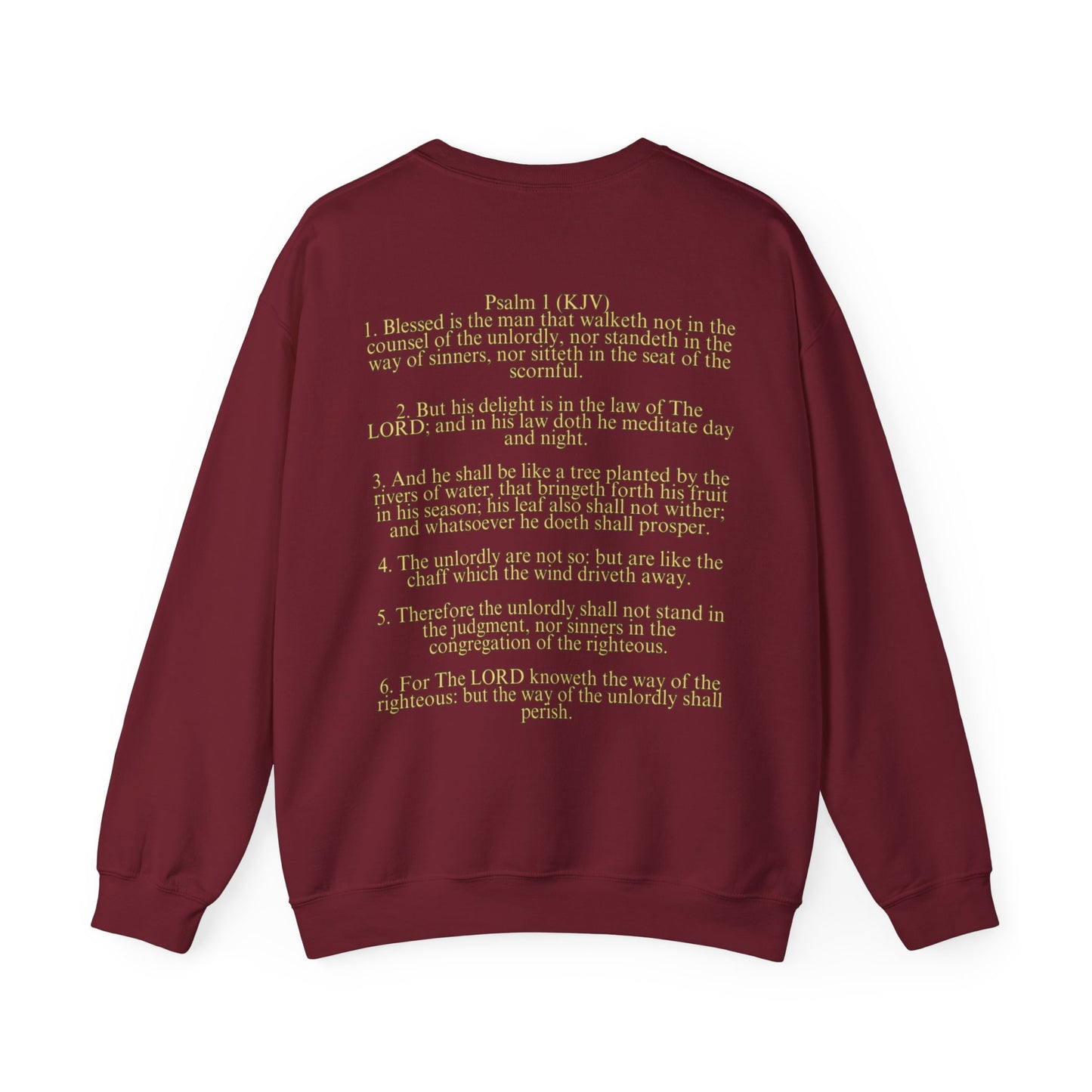 Unisex Heavy Blend™ Crewneck Sweatshirt (Psalm 1)